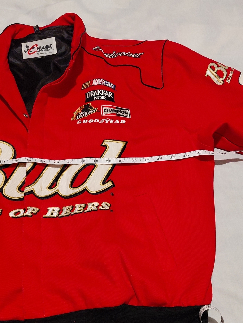 Chase Authentics Red Bud Racing-Style Mens Jacket Excellent Condition XXL - Picture 4 of 8